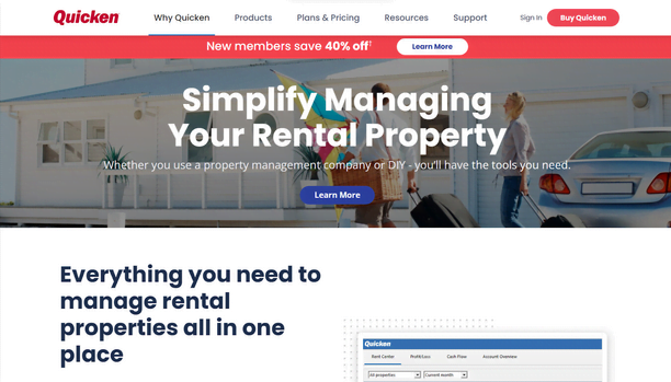 Quicken Home and Business Property Management Software