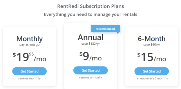 Rent Redi Pricing