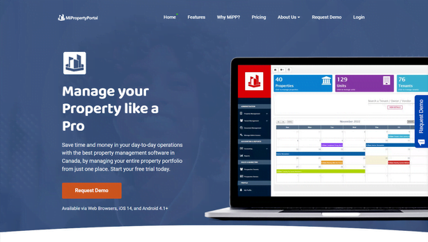 MiProperty Portal Property Management Software