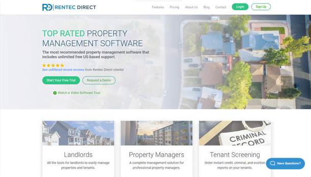 Rentec Direct Property Management Software