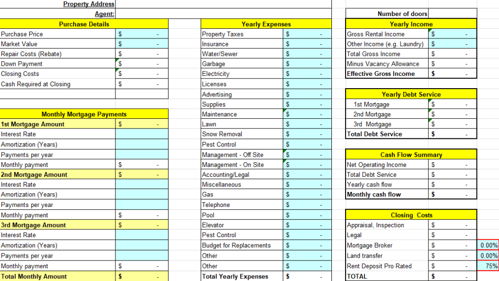 Buy, Rent and Hold Calculator